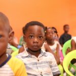 children engaging in STEM activity
