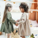 children playing learning