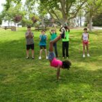 kids doing classroom brain break