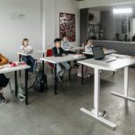 modern classroom display