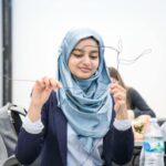 students doing brain break