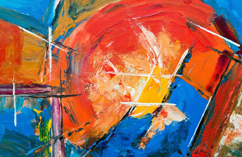 abstract classroom art
