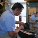 artist refining artwork