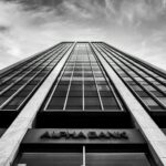 bank building closed sign