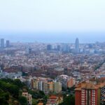 Barcelona city view