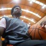 basketball player executing system