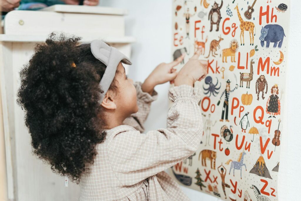 child learning thinking skills