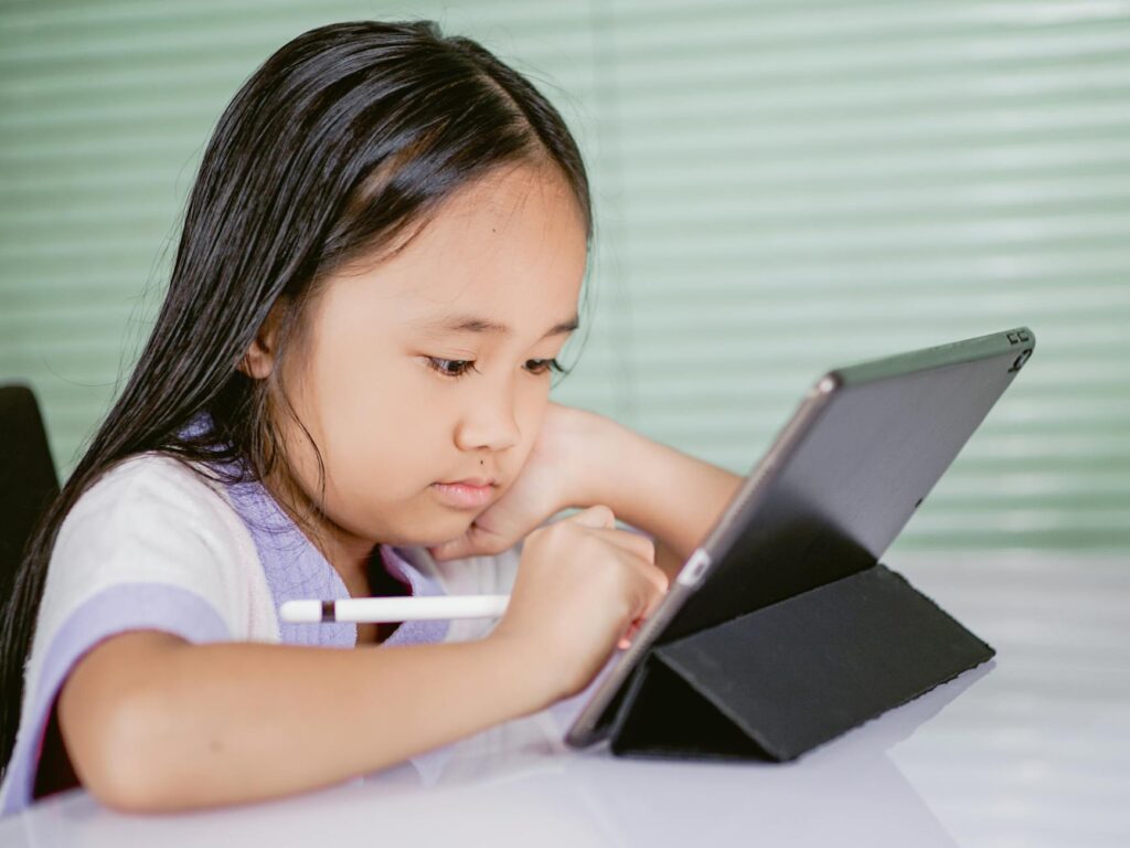 child learning classroom