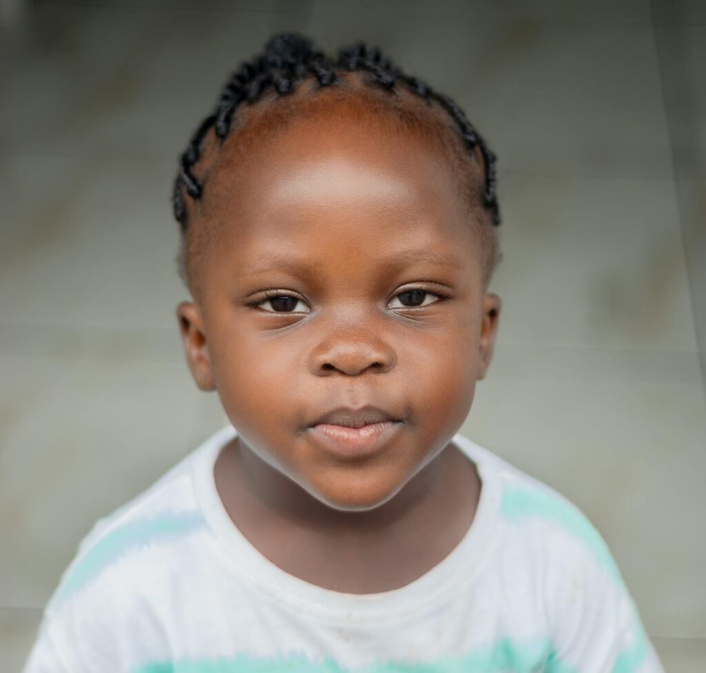 child with nasal obstruction