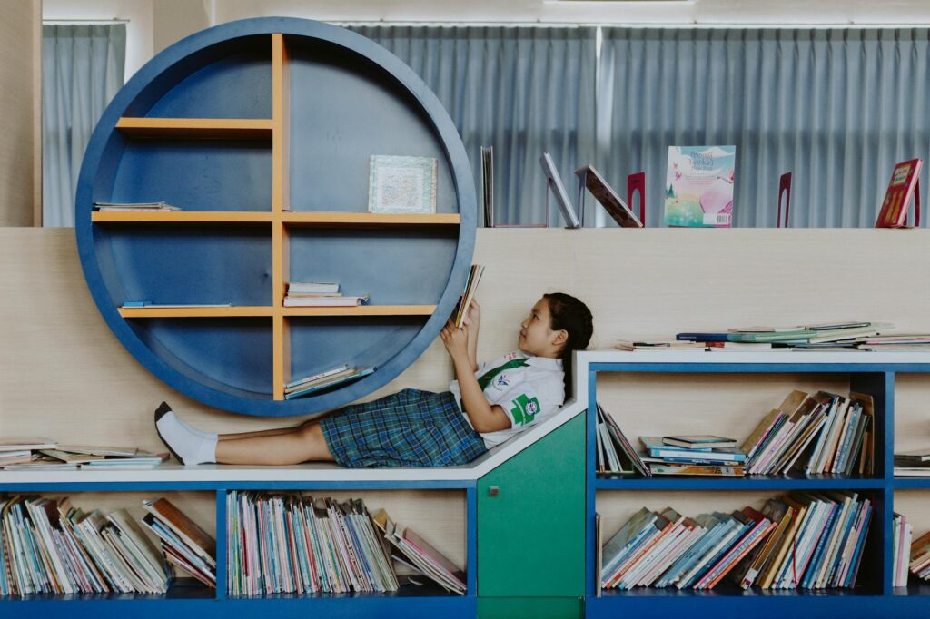 classroom bookshelf