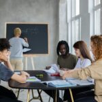 classroom group discussion