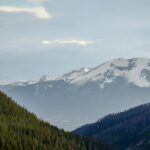 Colorado mountains clock