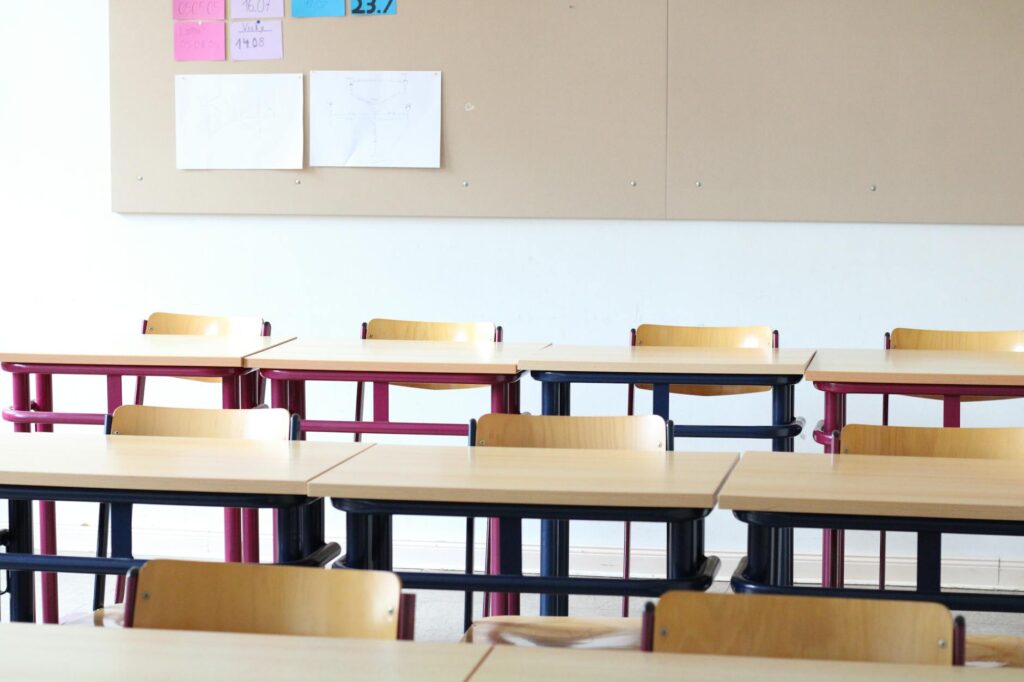 colorful and affordable classroom setup
