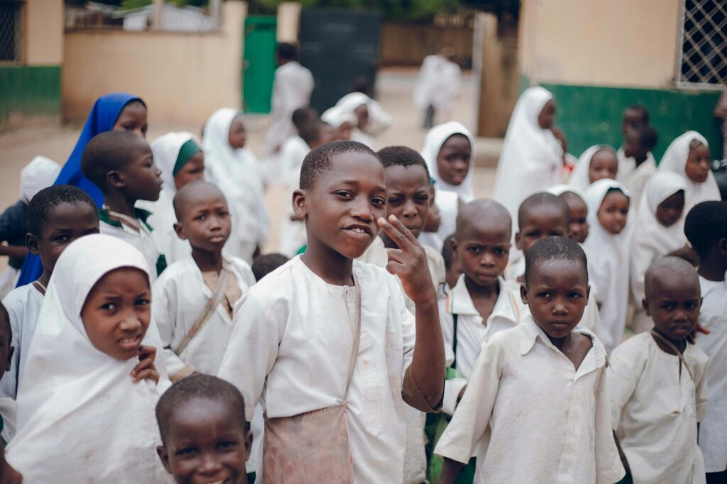 diverse primary school classroom