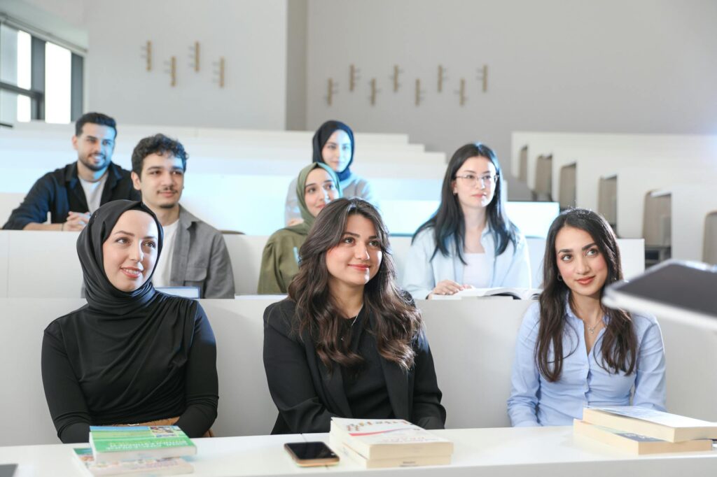 diverse students learning classroom