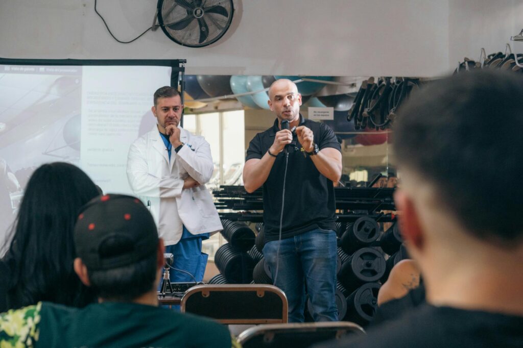 fitness expert explaining science