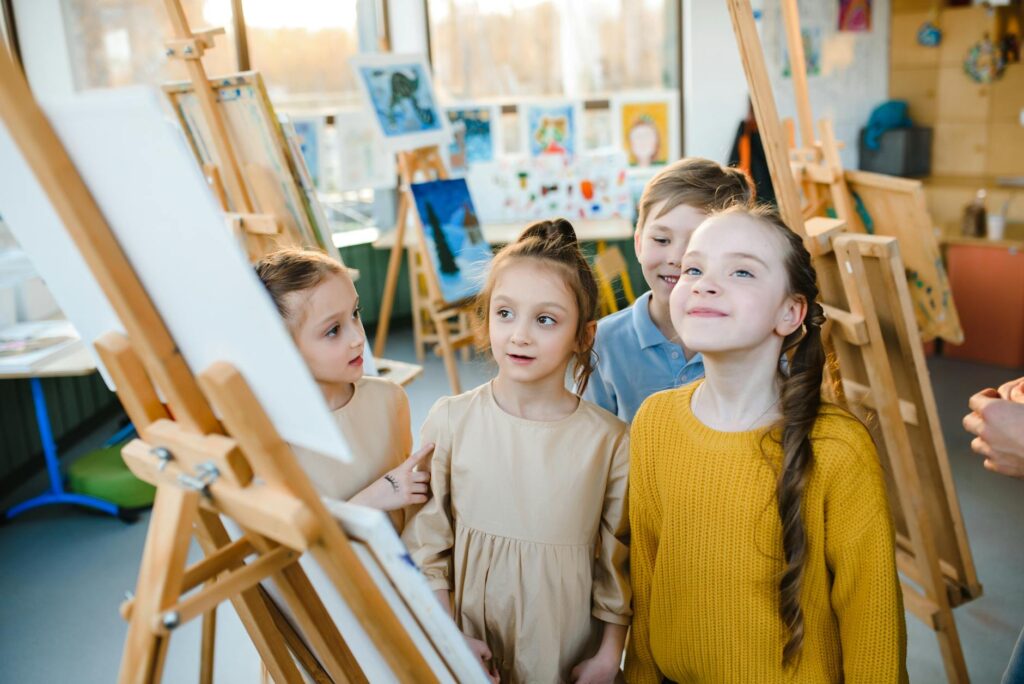 modern art classroom