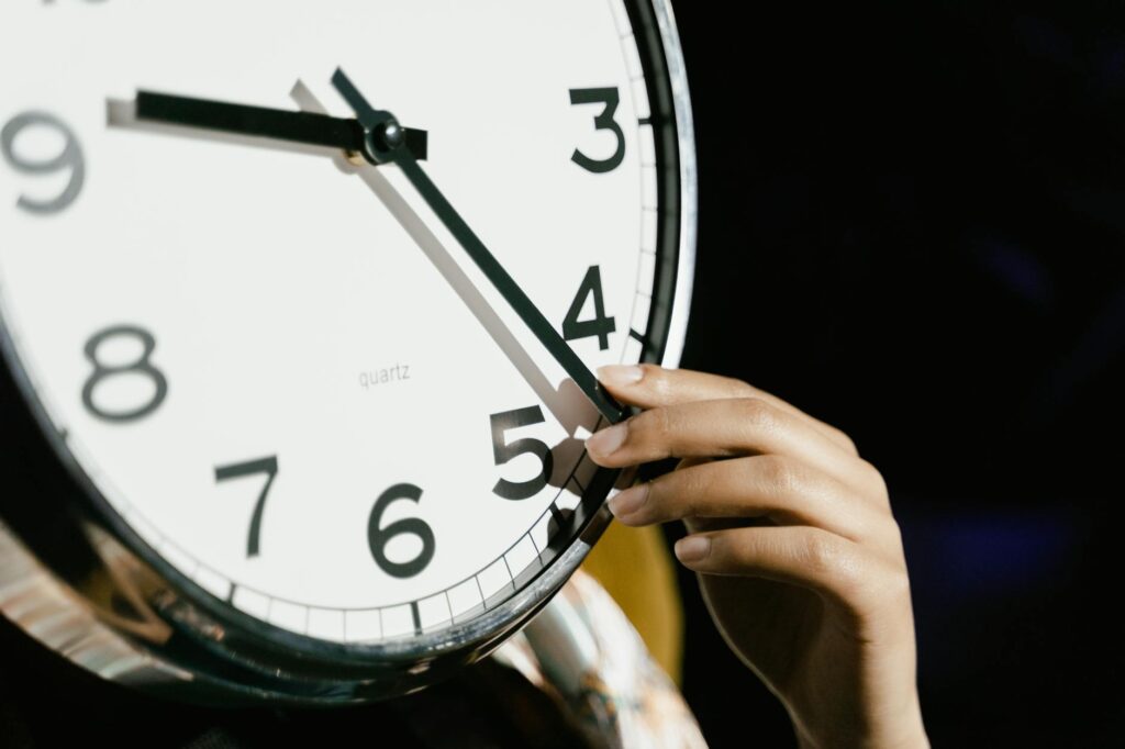 modern classroom clock