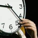 modern classroom clock