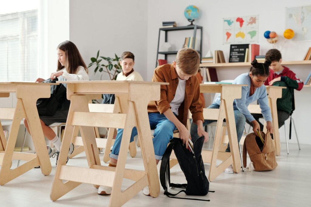 modern classroom 30 students