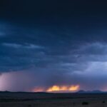 monsoon storm clouds heavy rain