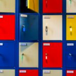 organized classroom storage