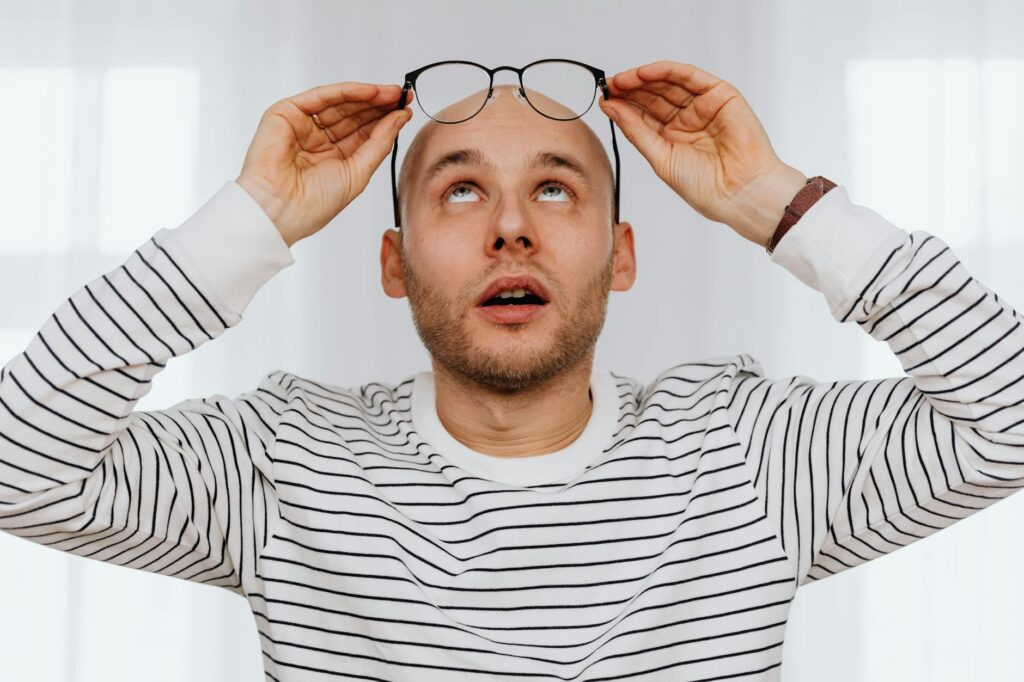 person looking towards horizon