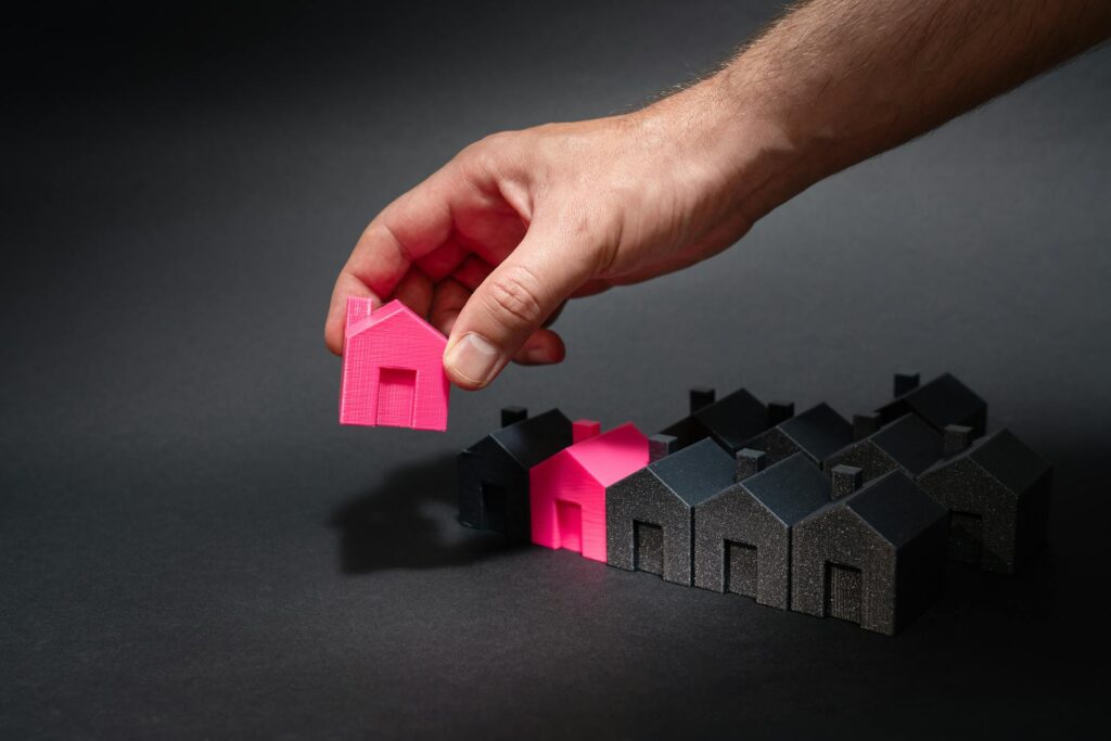 UK property market graph