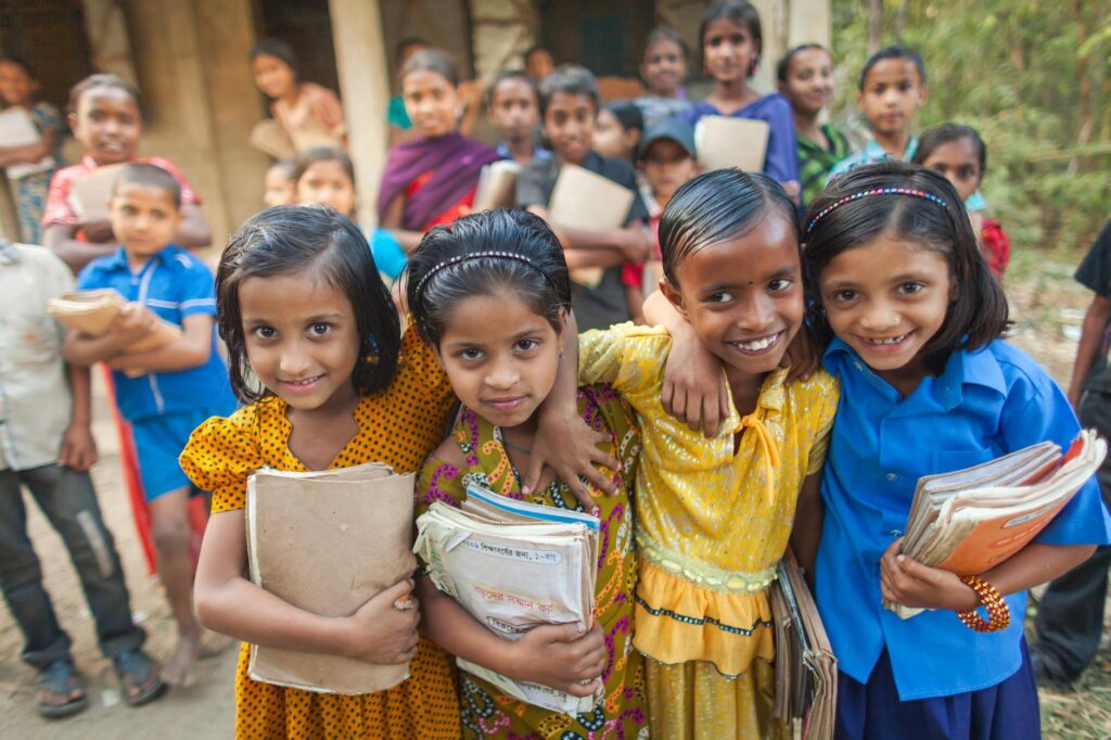 UK school children learning