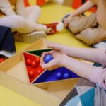 students playing farkle dice game