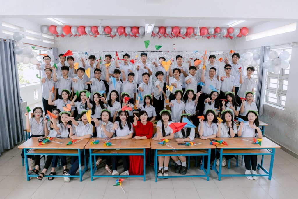 teacher building confidence