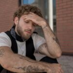 Tom Grennan with wife