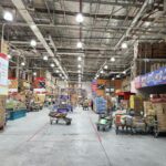 warehouse club interior bulk shopping