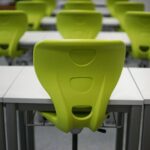 classroom bucket chairs arrangement