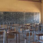 classroom chalkboard setup