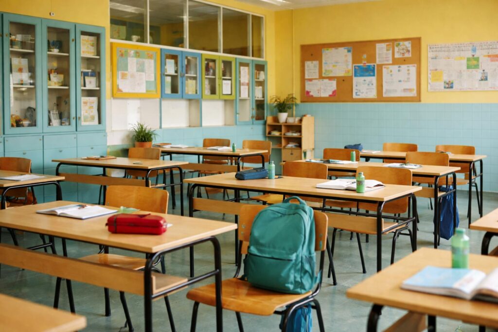 colourful classroom posters