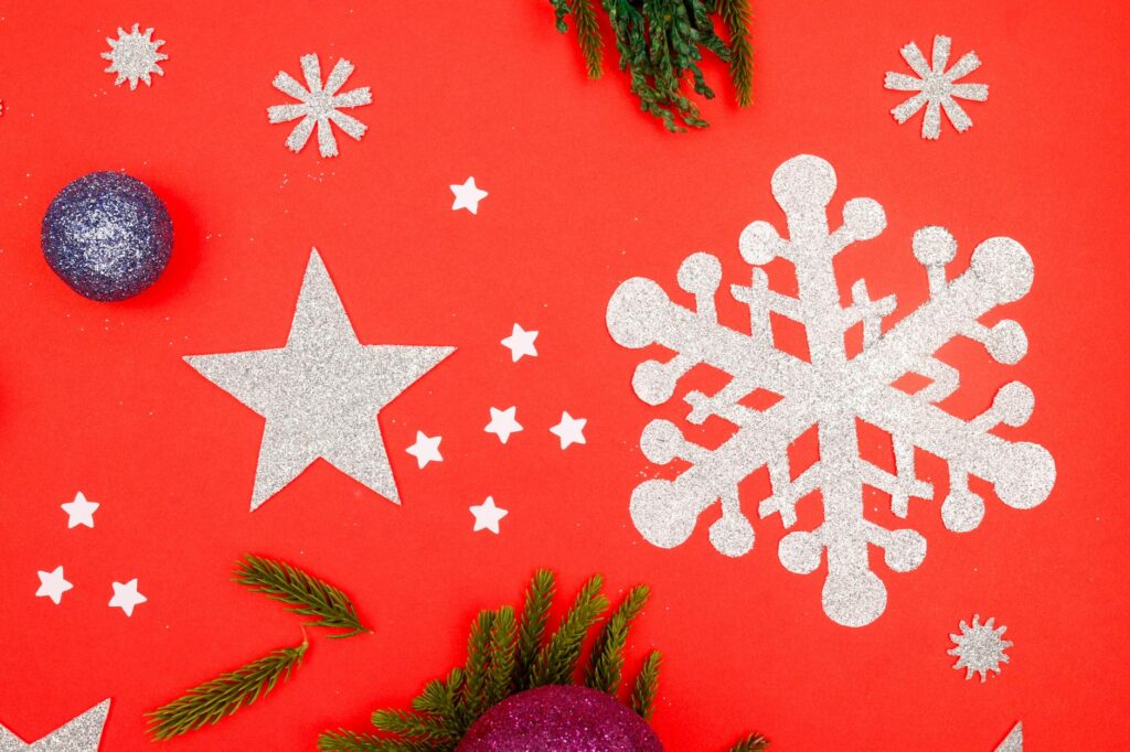 festive christmas classroom door
