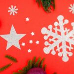 festive christmas classroom door