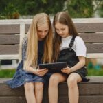 kids watching educational tv