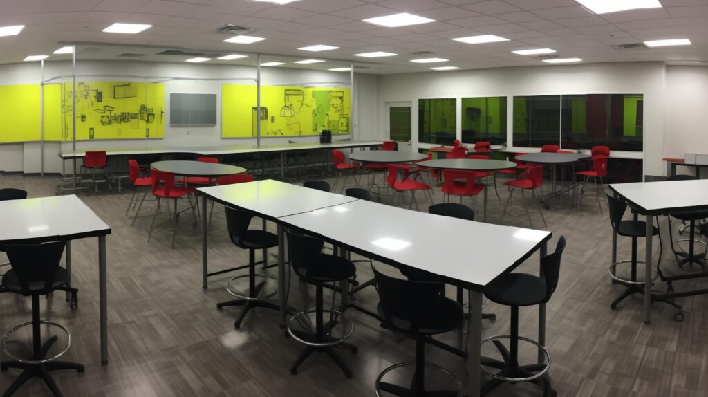 modern classroom 10x