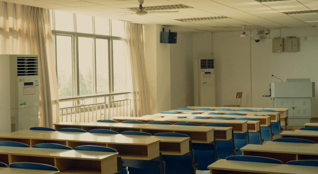 modern classroom layout