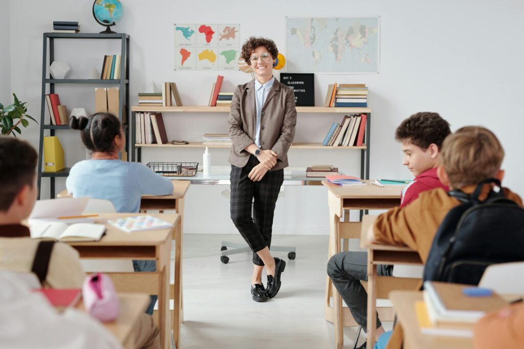 organised classroom learning centres