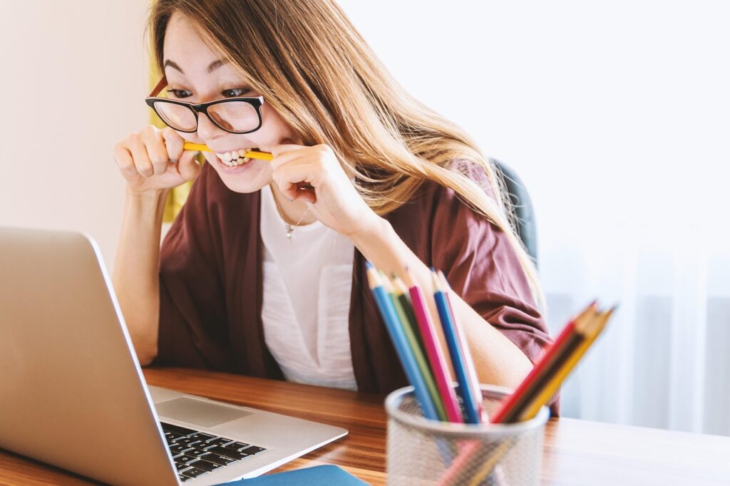 teacher engaging middle school students