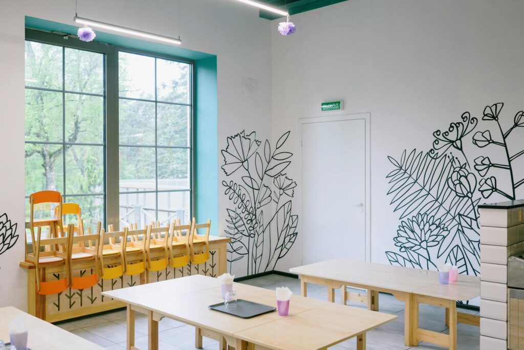 zen classroom interior